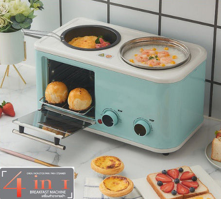 (Preorder)Breakfast Maker, Multi-Purpose Electric Stove, 4 in 1 Cooking ...