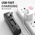Smiling Shark Multifunctional Ultra Bright 3 Modes LED Bike Light USB Rechargeable Handlebar Mounted Bicycle Headlilght Riding Light for Outdoor Cycling Camping (Model:QX-D421). 