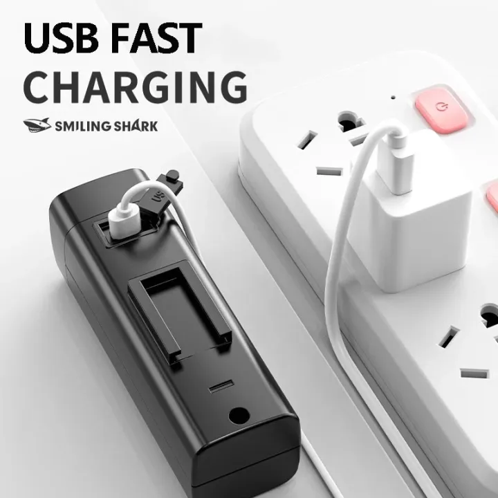 Smiling%20Shark%20Multifunctional%20Ultra%20Bright%203%20Modes%20LED%20Bike%20Light%20USB%20Rechargeable%20Handlebar%20Mounted%20Bicycle%20Headlilght%20Riding%20Light%20for%20Outdoor%20Cycling%20Camping%20(Model:QX-D421)%20-%20Image%207