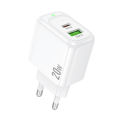 (Preorder) HOCO DC66T charger set, fast charger with cable for iOS/Type-C/Micro, 22.5W power supply, Fast Charger with LED. 