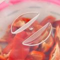 Food Plate Covers Fresh Stackable Air-Tight Food Container Plate Platter Lid Cover Topper Dome Microwave Oil-Proof Cover. 