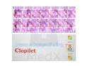 Clopilet (Clopidogrel 75mg) သွေးကျဲဆေးဘူး (3strips) 10's/3cards. 