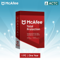 McAfee Total Protection ( One Year  1 PC ). 
