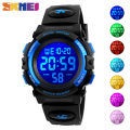 (Preorder) SKMEI Brand Children Kids Watch LED Digital Multifunction Wristwatch Waterproof Outdoor Sports Watches for Children Boy Girl 1266 အမျိုးသားဝတ်နာရီ. 