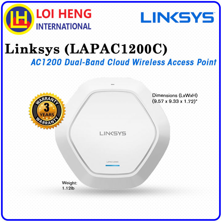 Linksys Business LAPAC1200 Dual-Band Cloud Wireless Access Point