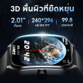 (Preorder) Aolon Curve 2024 health watch has the latest smart notification function, can monitor heart rate, blood oxygen level and blood pressure, has Bluetooth call and message notification function. 