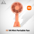 Mi VH Portable Fan Rechargeable Mini Size With Stand (တစ်ကိုယ်ရေသုံး လက်ကိုင်ပန်ကာအသေး). 