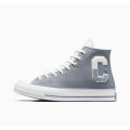 (Preorder) CONVERSE Sneakers CHUCK 70 WORDMARK C HI GREY/CREAM Unisex A07981CU_H3GYCM အမျိုးသား/သမီး စီးဖိနပ်. 