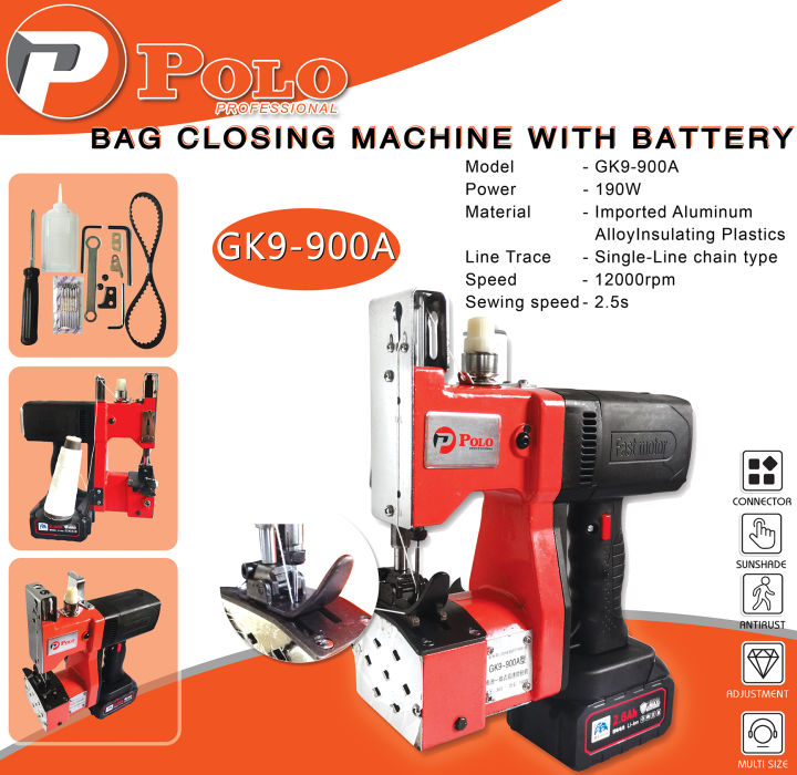 PL-900A Polo Battery Bag Closer Machine