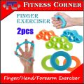 [FC] Silicone Finger Strengtheners and Hand Grip Ring Workout/ Strength Trainer available three colours. 