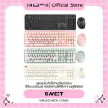 (Preorder) (Thai keyboard layout) MOFii SWEET Full Size Wireless Combo Set (Keyboard and mouse combo set, not Bluetooth). 