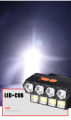 Eight lights high capacity rechargeable strong headlight. 