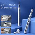 Tech Infinite 3 in 1 Multi Cleaning Pen for Airpods Pro Airpod Case Bluetooth-compatible Earbuds Cleaning Tools Multifunction Earphones Cleaner for Wireless Earphones Bluetooth Headphones. 