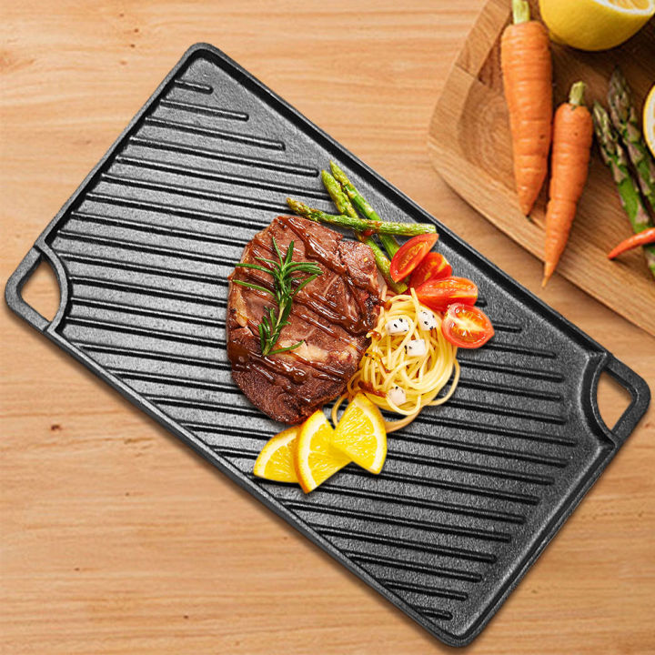 (Preorder)%20%E3%80%90winnereco%E3%80%9116.5X9.5%20Inch%20Cast%20Iron%20Griddle%20Rectangular%20Griddle%20Pan%20Skillet%20for%20Gas%20Stovetop%20Oven%20Or%20Open%20Fire%20for%20Camping%20Roasting%20-%20Image%203