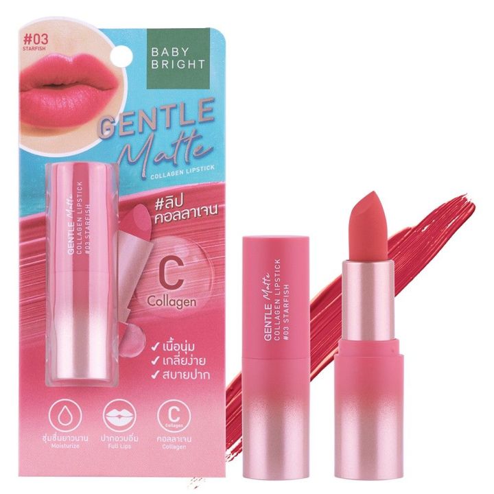 BABY%20BRIGHT%20GENTLE%20MATTE%20COLLAGEN%20LIPSTICK%203.7G%20-%20Image%203