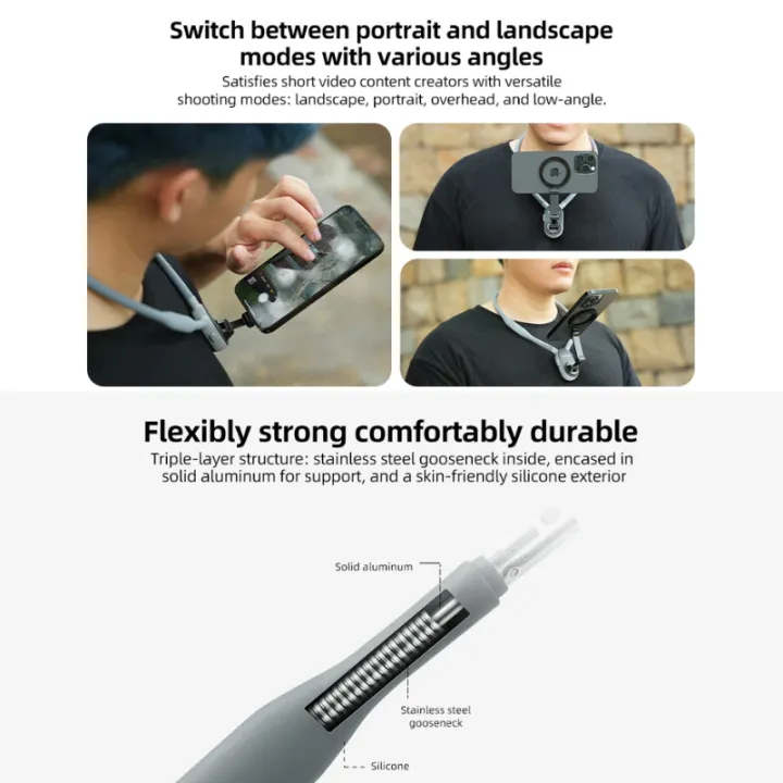 (Preorder)%20Telesin%20Magnetic%20Neck%20Mount%20for%20Phones%20-%20Image%203
