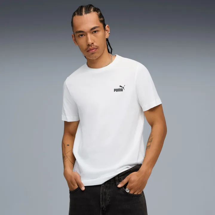 (Preorder)%20PUMA%20Basics%20Men's%20Graphic%20T-Shirt,%20White%20-%2068804202%20-%20Image%202