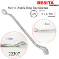 14x17 MM Metric Double Ring End Spanner (BESITA). 