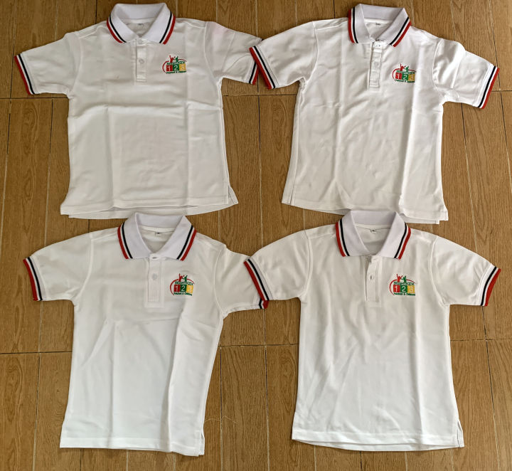School Uniform BrightKidz 123 / ILBC Cotton Summer Uniform ကလေးဝတ် Unisex New in Packaging 4pcs set