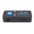 Car Bluetooth audio receiver Bluetooth hands-free calling X6 Bluetooth adapter can be inserted TF card portable playback. 