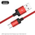 JOKADE JA003 JIEGE series smart charging data cable (3 meters) (Type-C). 
