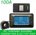 AC Power Meter 100A. 