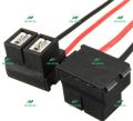 H7 Headlight Bulb Holder Connector Plug Socket With Wire Cable Pigtail (1 piece). 