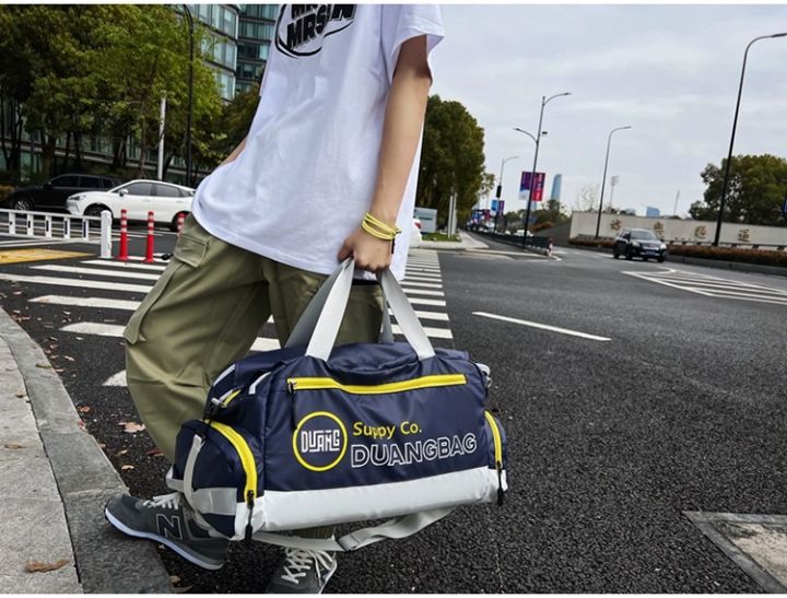 ခရီးဆောင် အိတ်( လက်ဆွဲအိတ်) ,  ရေလုံ Oxford Fabric, Traveller Bag, Large Size #Length 56 cm , Width 29 cm, High 26 cm