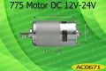 775 Motor DC 12-24V. 