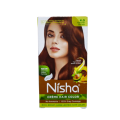 Nisha Natural Brown Creme Hair Color နီရှားဆံပင်ဆိုးဆေးခရင်မ် သဘာဝအညိုရောင်. 
