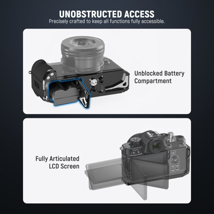 (Preorder)%20NEEWER%20CA134%20Zf%20Handgrip:%20L-shaped%20Zf%20handgrip%20for%20Nikon%20Zf%20cameras.%20Slim,%20form-fitting%20camera%20mount%20with%20integrated%20grip,%20thumb%20grip,%20and%20silver%20shutter%20button.%20-%20Image%207