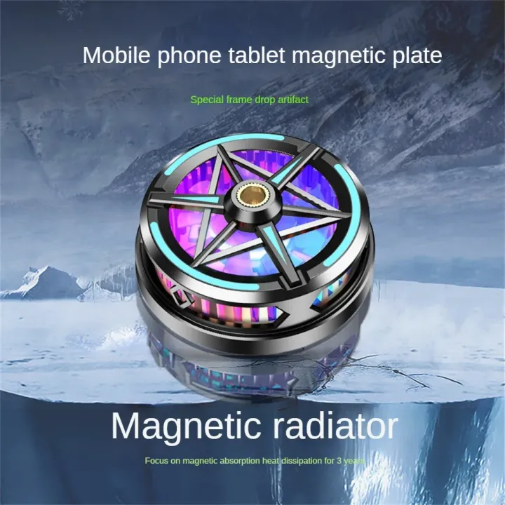 Tech%20Infinite%20S6%20Semiconductor%20Gaming%20Radiator%20Cooling%20Fan,%20Colorful%20RBG%20Light,%20Powerful%20Magnetic%20Suction,%20Magnetically%20Fixed%20Back%20Clip%20Digital%20Display%20Fast%20Cooling%20Semiconductor%20Ultra-quiet%20and%20Low-noise%20E-sports%20Gaming%20Radiator%20-%20Image%207