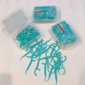 Watsons Brand (Made in Thailand) Mint coated round thread dental floss pricks *50pcs/box. 