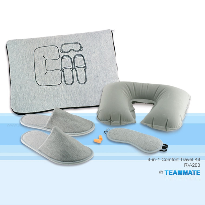 ️ Travel Sleeping Kit 4-in-1 💤🧳ခရီးသွားသူတိုင်းအတွက် Must-Have Set!🧦 ...