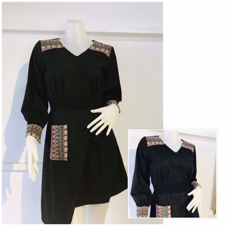 Thai%20Elegance:%20Stylish%20Dress%20in%20High-Quality%20Thai%20Cotton%20-%20Explore%20Women's%20Clothing%20>%20Dresses%20for%20Fashion%20Perfection!%20-%20Image%203