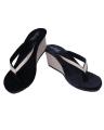Thin Ya Nant Women's Wear Traditional Flip Flops - Black. 