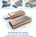 iFlash Drive USB Memory Stick HD U-Disk 3 in 1 for Android/IOS iPhone PC. 