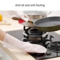 1 Pair Silicone Dishwashing Gloves Non-slip Dish Washing Gloves Oven Mittens Cooking Gloves Kitchen Cleaning Brush. 