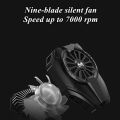 iBis_ MEMO DL06 ABS Mobile Phone Cooler Ice cool Fan Gaming Accessories Game Cooler for PUBG for IOS Android Type-C System Back-clip Cooling Fan Radiator (ဂိမ်းဆော့ပန်ကာ). 