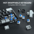 (Preorder) AULA 61 Keys Hot-Switch RGB Backlit Mechanical Keyboard Detachable Type-C Wired Gaming Keyboard (F3261). 
