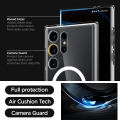 (Preorder)SPIGEN Case for Galaxy S24 Ultra [Ultra Hybrid OneTap Metal Ring Mag Fit] Hybrid magnetic case with PC back and soft TPU frame that prevents yellowing / Samsung Galaxy S24 Ultra Case ဖုန်းကာဗာ. 