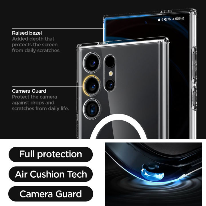 (Preorder)SPIGEN%20Case%20for%20Galaxy%20S24%20Ultra%20%5BUltra%20Hybrid%20OneTap%20Metal%20Ring%20Mag%20Fit%5D%20Hybrid%20magnetic%20case%20with%20PC%20back%20and%20soft%20TPU%20frame%20that%20prevents%20yellowing%20/%20Samsung%20Galaxy%20S24%20Ultra%20Case%20%E1%80%96%E1%80%AF%E1%80%94%E1%80%BA%E1%80%B8%E1%80%80%E1%80%AC%E1%80%97%E1%80%AC%20-%20Image%206