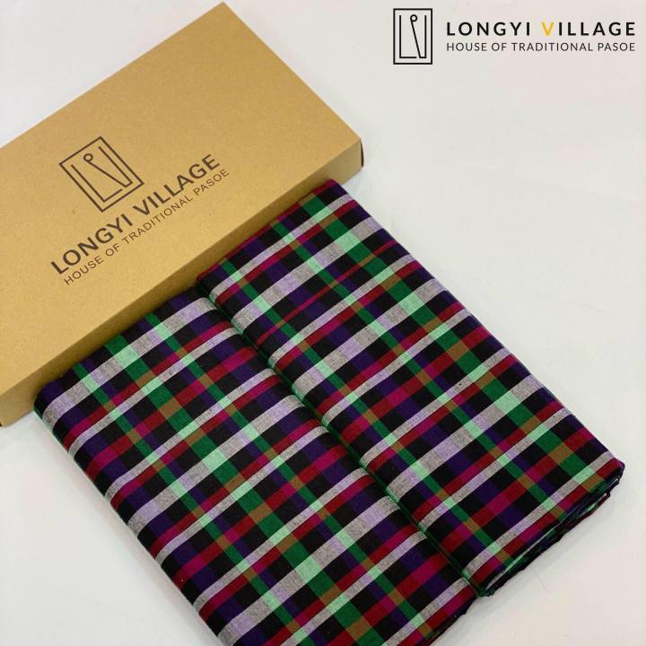 ကချင်ရိုးရာစစ်စစ် မူလလက်ဟောင်း ဒီဇိုင်း( Longyi Village-ကချင်ပုဆိုး)