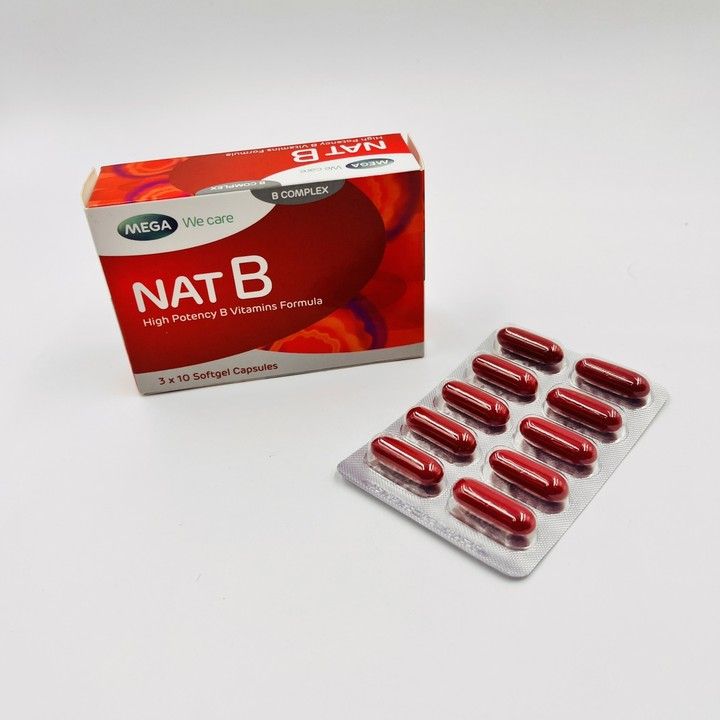 NAT B (1x10's) High Potency B Vitamins Formula