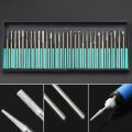 30PCS Mini Diamond Drill Bits - 3mm Shank for Wood, Stone & Metal Engraving with Rotary Tools. 