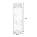 ဖန်ဖြင့်ပြုလုပ်ထားသည့်ရေပုလင်း 500ml (HKFWE003-4). 