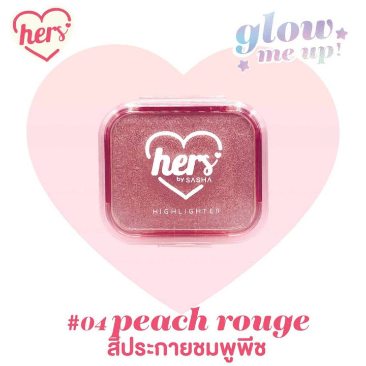 (Preorder)Sasha%20Hers%20Me%20up%20Highlight%20Highlighter%20That%20Adds%20Shine%20to%20the%20Face.%20with%20Shimmer%20Texture%20Sparkling%20Glitter%20-%20Image%205