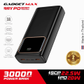 GADGET MAX - RAY PD Series 30000mAh PD+QC Fast Charging Power Bank (PD 20W+QC 22.5W). 