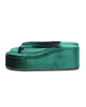 Thin Ya Nant Women's Myanmar Traditional Velvet Court-FlipFlop 1/2- Jade. 