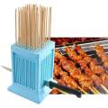 Hot BBQ 49 Holes Meat Skewer Kebab Maker Box Machine Beef Meat Maker Meat Kabobs Maker For BBQ Barbecue Skewer Kitchen Accessory (Idea Shop). 